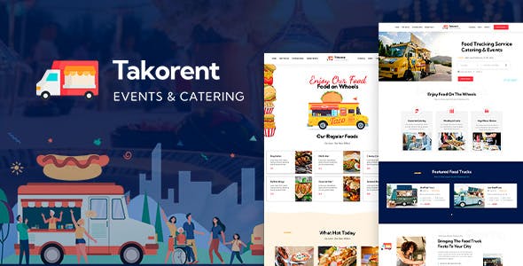 Takorent - Food Trucking WordPress Theme