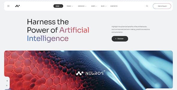 Neuros | AI Agency & Technology WordPress Theme