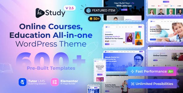 Education WordPress Theme | HiStudy