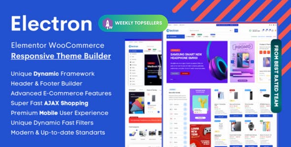 Electron - Elementor Electronics Store WooCommerce Theme