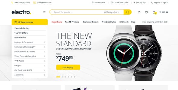 Electro Electronics Store WooCommerce Theme