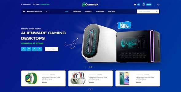 Ecommax - Electronics & Gadget WooCommerce WordPress Theme