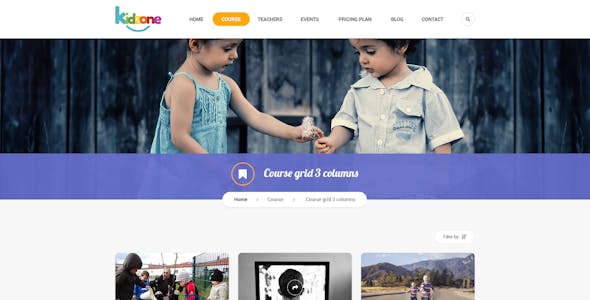 Kidzone - Children Kindergarten Wordpress Theme