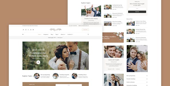 MikeyNotes - Wedding Blogging WordPress Theme