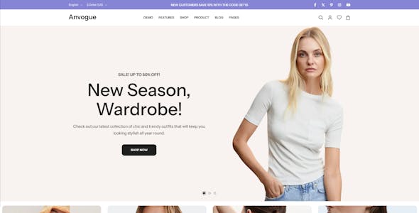 Anvogue - Multipurpose WooCommerce WordPress Theme