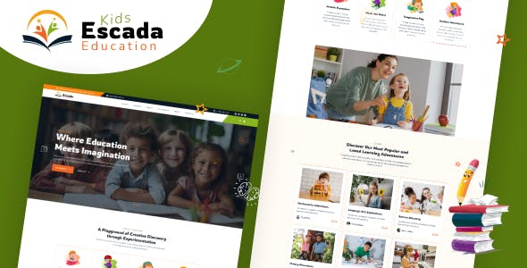 Escada - Kids School & Education LMS Elementor WordPress Theme