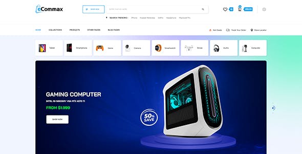 Ecommax - Electronics & Gadget WooCommerce WordPress Theme