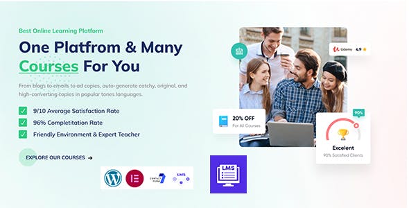 Edusion - Education LMS WordPress Theme