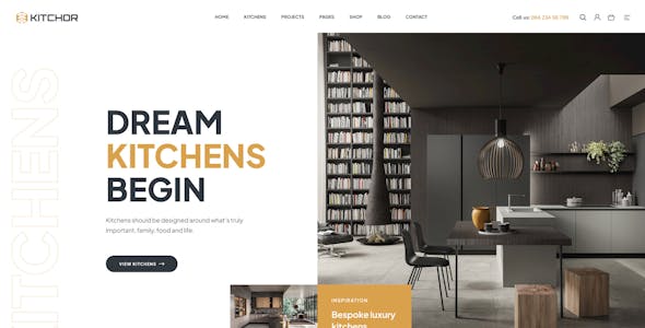 Kitchor - Interior Design WordPress Theme