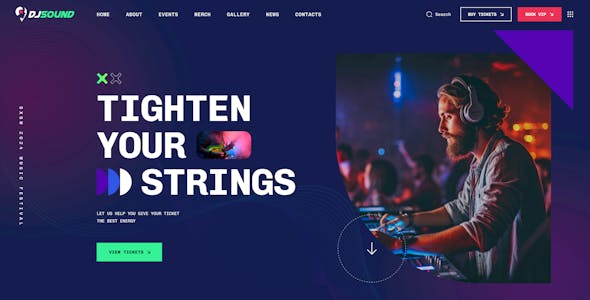 DJsound - Night Club WordPress Theme