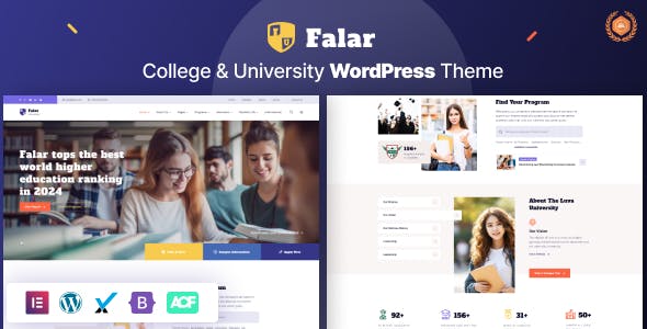 Falar - College University Elementor WordPress Theme