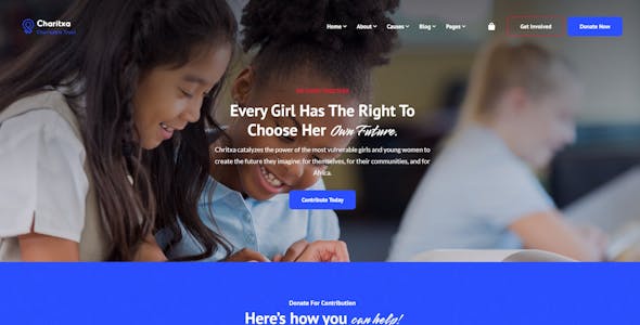 Charitxa | Multipurpose Nonprofit WordPress Theme