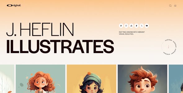 Original — Illustrator & Artist Portfolio WordPress Theme