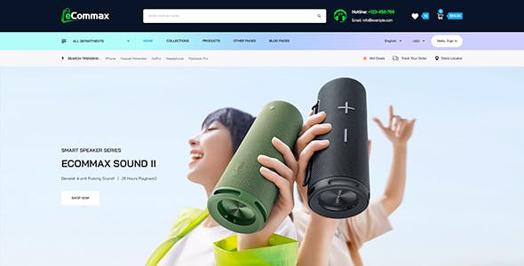 Ecommax - Electronics & Gadget WooCommerce WordPress Theme