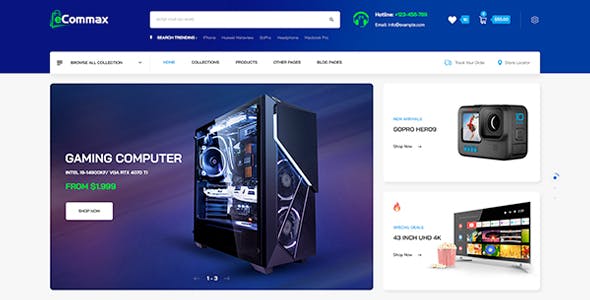 Ecommax - Electronics & Gadget WooCommerce WordPress Theme