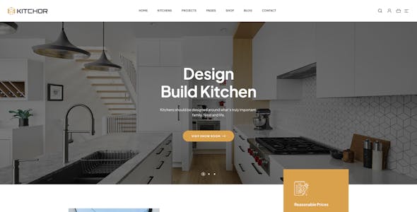 Kitchor - Interior Design WordPress Theme