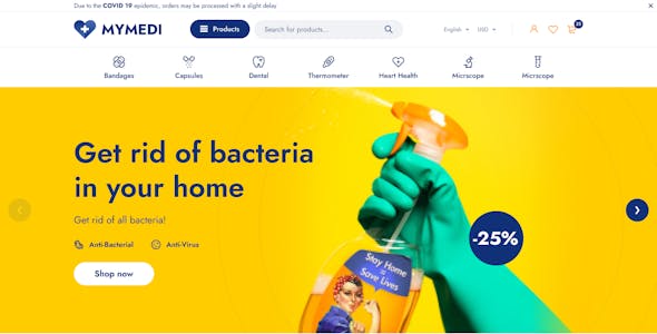 MyMedi - Responsive WooCommerce WordPress Theme