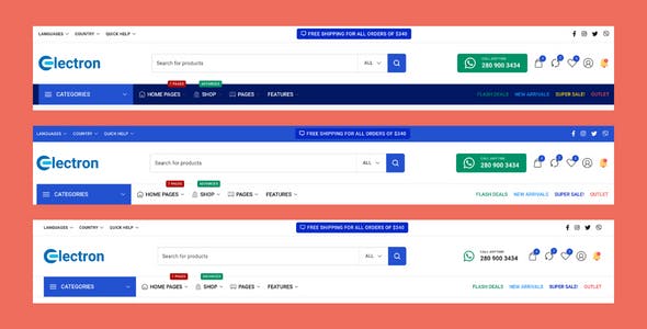 Electron - Elementor Electronics Store WooCommerce Theme