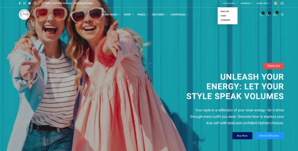 Dressy - Fashion Store eCommerce WordPress Theme