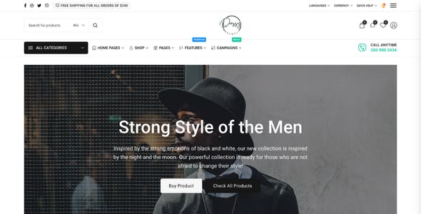 Dressy - Fashion Store eCommerce WordPress Theme