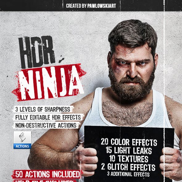 HDR Ninja - 50 Photoshop Actions