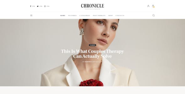 Chronicle - Magazine & Blog WordPress Theme