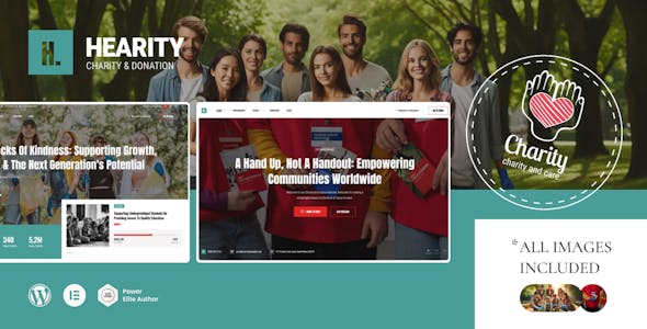 Hearity - Charity & Donation WordPress Theme