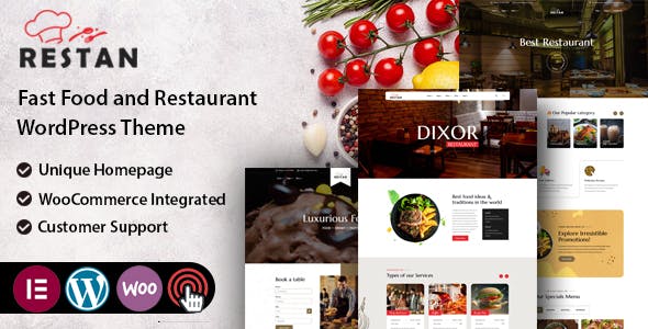 Restan -  Restaurant WordPress Theme