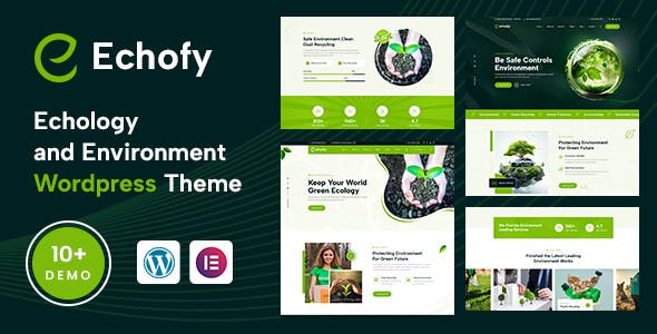 Echofy - Environment, Echology & Solar Renewable Energy WordPress Theme