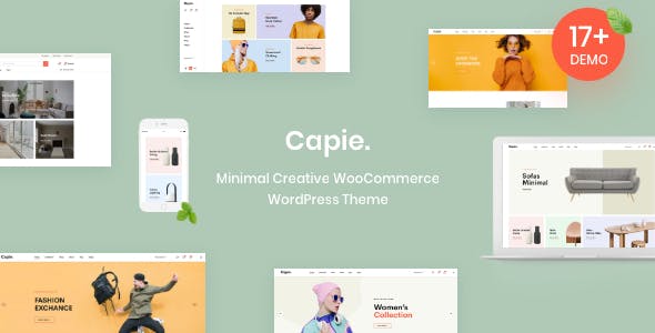 Capie - Minimal Creative WooCommerce WordPress Theme