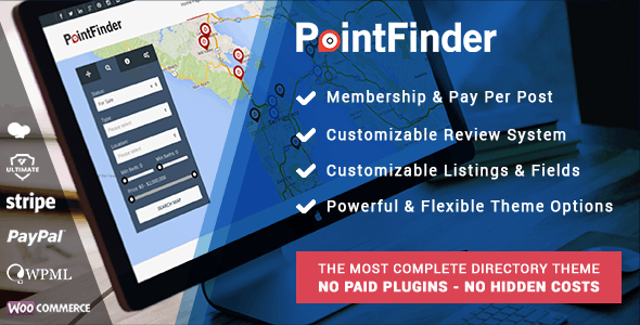 PointFinder | Directory & Listing WordPress Theme